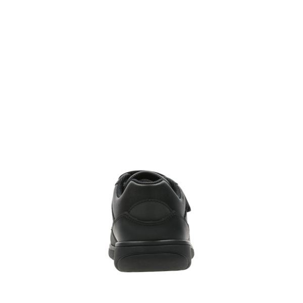 Clarks Boys Venture Walk School Shoes Black | CA-3210465